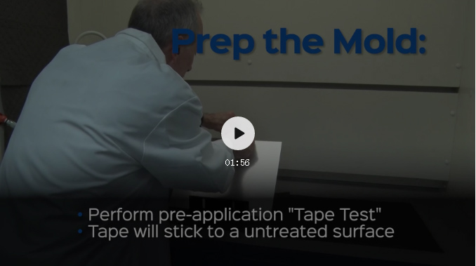 Trasys®9825半永久性脫模劑的操作視頻(截圖)