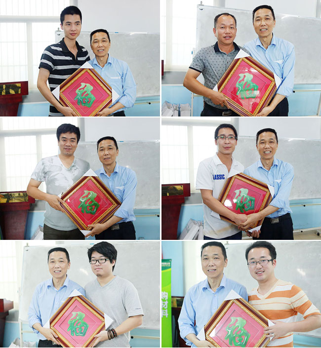 廣州博皓玻璃鋼模具制作培訓班第五期畢業(yè)送福字篇