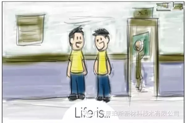 人生就是。。。 和好朋友在教室外面一起罰站