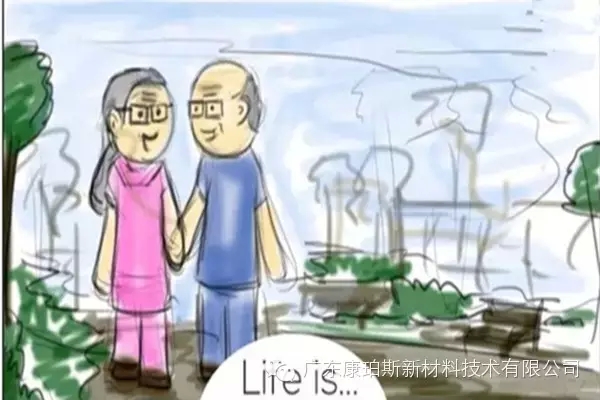 人生就是。。。 牽著老伴的手，享受屬于自己的夕陽，執(zhí)子之手，與子偕老......